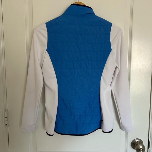 Peter Millar Women’s Blue White Hybrid Full Zip Performance Jacket XS - Picture 4 of 12